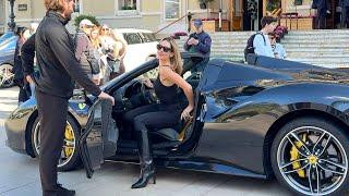 BULGARIAN SUPER MODEL MADLEN PENEVA ARRIVING AT CASINO MONTE-CARLO @emmansvlog25