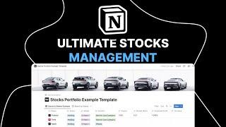 Free Notion Stocks & Shares Portfolio Template Tracker! $PSNY $AAPL