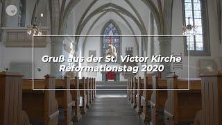 Gruß aus der St. Victor Kirche - Reformationstag 2020