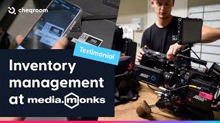 Organizing camera gear at MediaMonks (using an inventory management system)