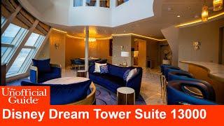 Disney Dream Stateroom Tour Category 1A – Concierge Dream Tower Suite 13000