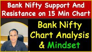 Bank Nifty Support And Resistance on 15 Min Chart !! Bank Nifty Chart Analysis & Mindset