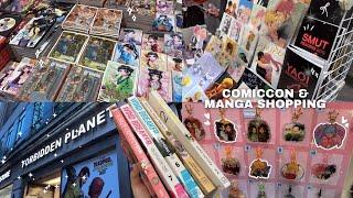 MCM London Comic Con & Forbidden Planet vlog ft. @Caketinz @Himeka_00 °⋆.ೃ࿔*:･