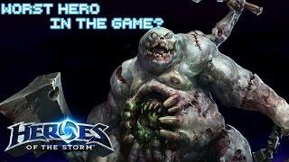 Heroes of the Storm Gameplay - Stitches, Strongest Hots Logs Build (HotS Quick Match)