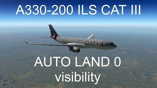 AIRBUS: ILS/AUTOLAND a330-200 | Xplane 11