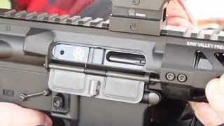 9mm AR Bolt Bounce Testing - Solid Buffer vs Moving Weights - 1000fps slow-mo