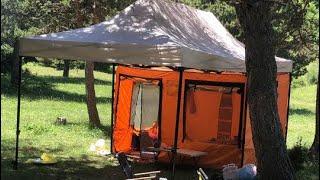 CLK Outdoor Verendalı Gazebo Kamp Çadırı Kurulum ve Tanıtım Vlog İyi Seyirler