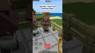 How to breeding Villagers in minecraft #bedrock