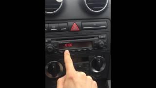 Audi 2006 unlock safe mode