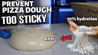 How To Prevent The Pizza Dough From Getting STICKY