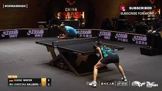 Sabine Winter vs Christina Kallberg | WS R64 | China Smash 2024