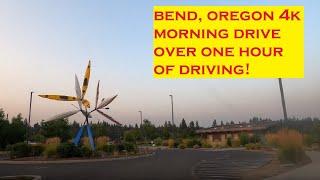 Bend, Oregon | 4k Driving Tour |  Over One Hour of Driving Sunday Morning