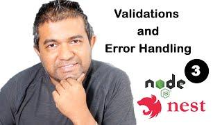 Microservices with NodeJS using NestJS | Validation & Error Handing | Microservices with Nest  EP 03