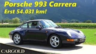 Porsche 993 Carrera, 1994, erste Serie, erst 54.031 km! Kommender Klassiker, Luftgekühlter Boxer