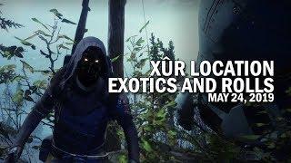 Xur Location, Exotics & Armor Rolls 5-24-19 / May 24, 2019 [Destiny 2]