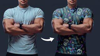 How to Add Design on T Shirt in Adobe Photoshop