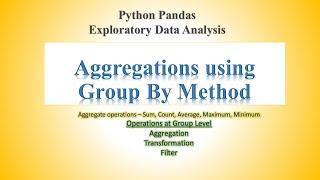 Python group Aggregation