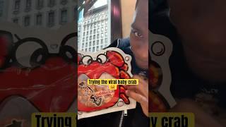 American trying the viral Kanikko crab snacks  for the first time #koreansnack