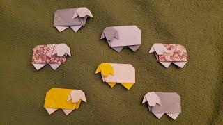 Sheep Origami Tutorial - with Variations!