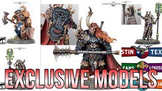 Warhammer Tournament & Store Anniversary Exclusive Models