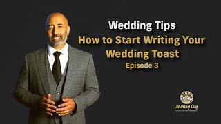 How to Start Writing Your Wedding Toast