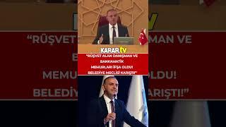 Rüşvet alan danışman ve bankamatik memurları ifşa oldu! Belediye Meclisi karıştı!. #shorts