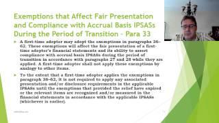 IPSAS 33 —FIRST TIME ADOPTION OF ACCRUAL BASIS