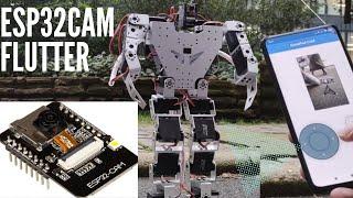 Humanoid Robot  Flutter ESP32 ESP32CAM