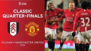 FULL MATCH | Tevez Stars as Man Utd Breeze Past Fulham | 2008-09 Quarter-Final | Emirates FA Cup