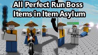 All Perfect Run Boss Weapons in Item Asylum