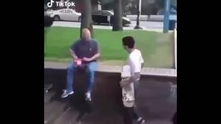 Stupid, twisted boomer almost mauls skater because of difference in opinion