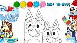 Kids | Drawing | Art for Kids | Kids Activities | Children's Education | Bluey | Disney | Cartoons 