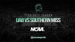 FULL GAME UAB vs Southern Miss, 2024-2025 season