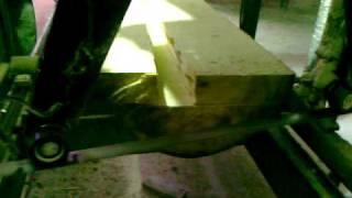 Lintsaag vol. 2 - pinges haavapakk (band saw - sawing an aspen tree)