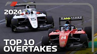 Top 10 Overtakes Of The 2024 F3 Season!