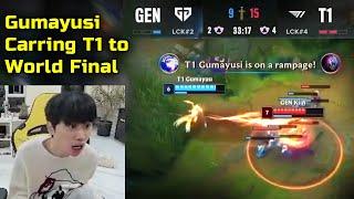 Doinb Reaction : T1 Wrecking GEN - Going to Worlds 2024 Final