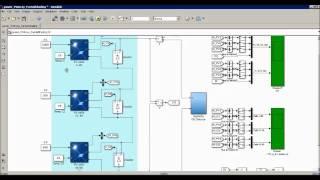 Partial shading in  Solar Cells Matlab Simulation