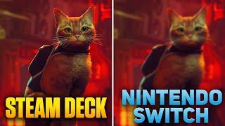 Steam Deck vs Nintendo Switch - Stray