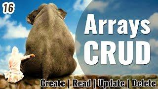 PHP Array CRUD | Create Read Update & Delete Arrays | Learn PHP in Hindi /Urdu