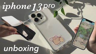 iphone 13 pro unboxing ︎ | accessories, camera + apps