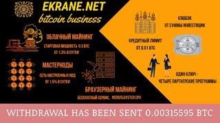 Ekrane.net отзывы 2018, mmgp, платит, MLM System, Withdrawal has been sent 0 00315595 BTC