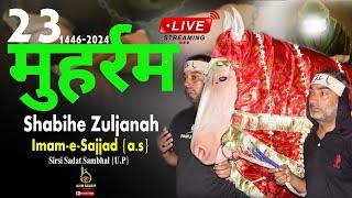 Live | Zuljanah Imam e Sajjad a.s | Sirsi sadat azadari | 1446-2024