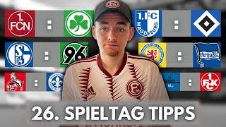 ENDLICH FRANKENDERBY ️️️ | MEINE TIPPS ZUM 26. SPIELTAG DER 2. BUNDESLIGA ️