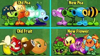 PVZ 2 - Random 16 Team NEW vs OLD Plants Level 1 Battlez - Which Team Plant Will Win?