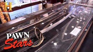 Pawn Stars: High Hopes for RARE John Wayne Sword (Season 8) | History