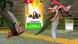 NEW LEGENDARY VIP ANUROGNATHUS MAX LEVEL 40 | JURASSIC WORLD THE GAME