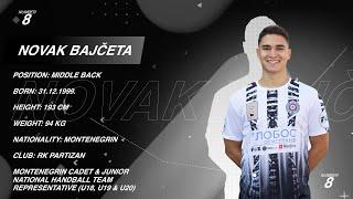 Novak Bajceta - Middle Back - RK Partizan - Highlights - Handball - CV - 2020/21