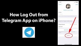 How to Log Out from Telegram App on iPhone?