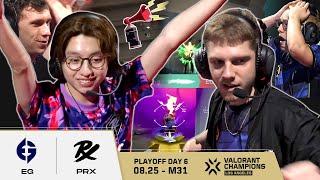 명장면이 너무 많아서 썸네일에 다 못 넣었습니다 | EG vs. PRX | PLAYOFFS 6일차 MATCH 31  H/L 08.25 | 발로란트 챔피언스 2023