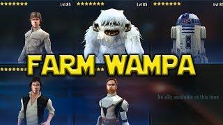 Star Wars: Galaxy Of Heroes - Farm Wampa - Anti Rebel Beast Gameplay